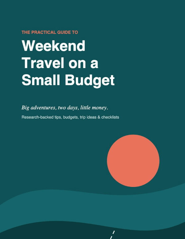 Cover of Weekend Travel on a Small Budget